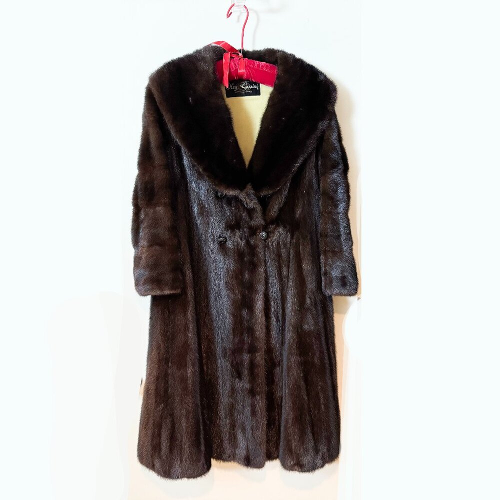 Oleg Cassini Mahagany Mink Coat